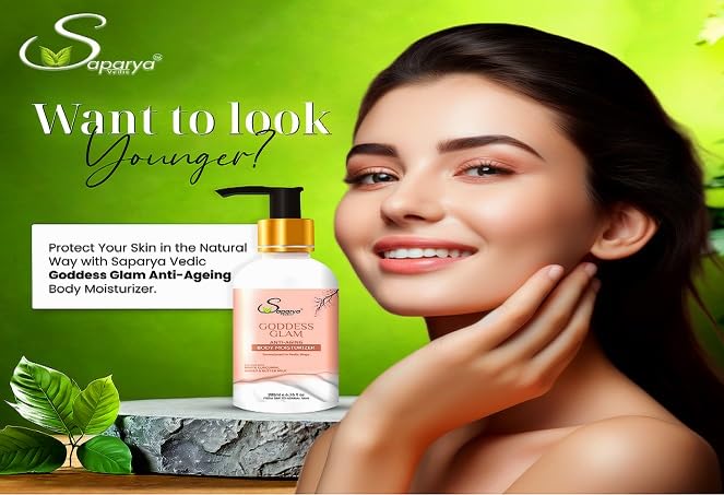 YOUNG AND RADIANT COMBO SAPARYA VEDIC | Powerful natural ANTI-AGEING solution | chemical free | advanced ayurveda | Clinically Proven | no more wrinkles and fine lines | 3 products