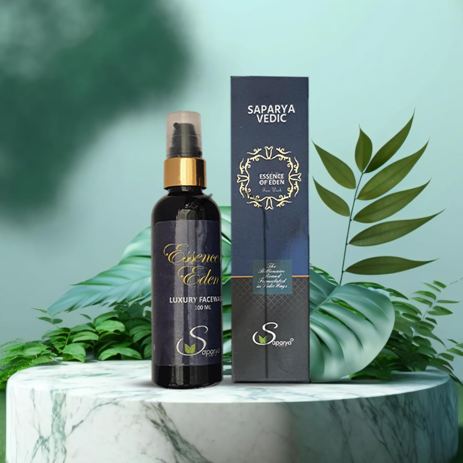 Saparya Vedic Unisex Ayurvedic Herbal Ingredients Anti-Aging Kit with Body Wash, Face Cream, Scrub, Moisturizer, Soap | Men and Women Natural Glowing Skincare Set for Dead Skin, Fine Lines (7 in 1)