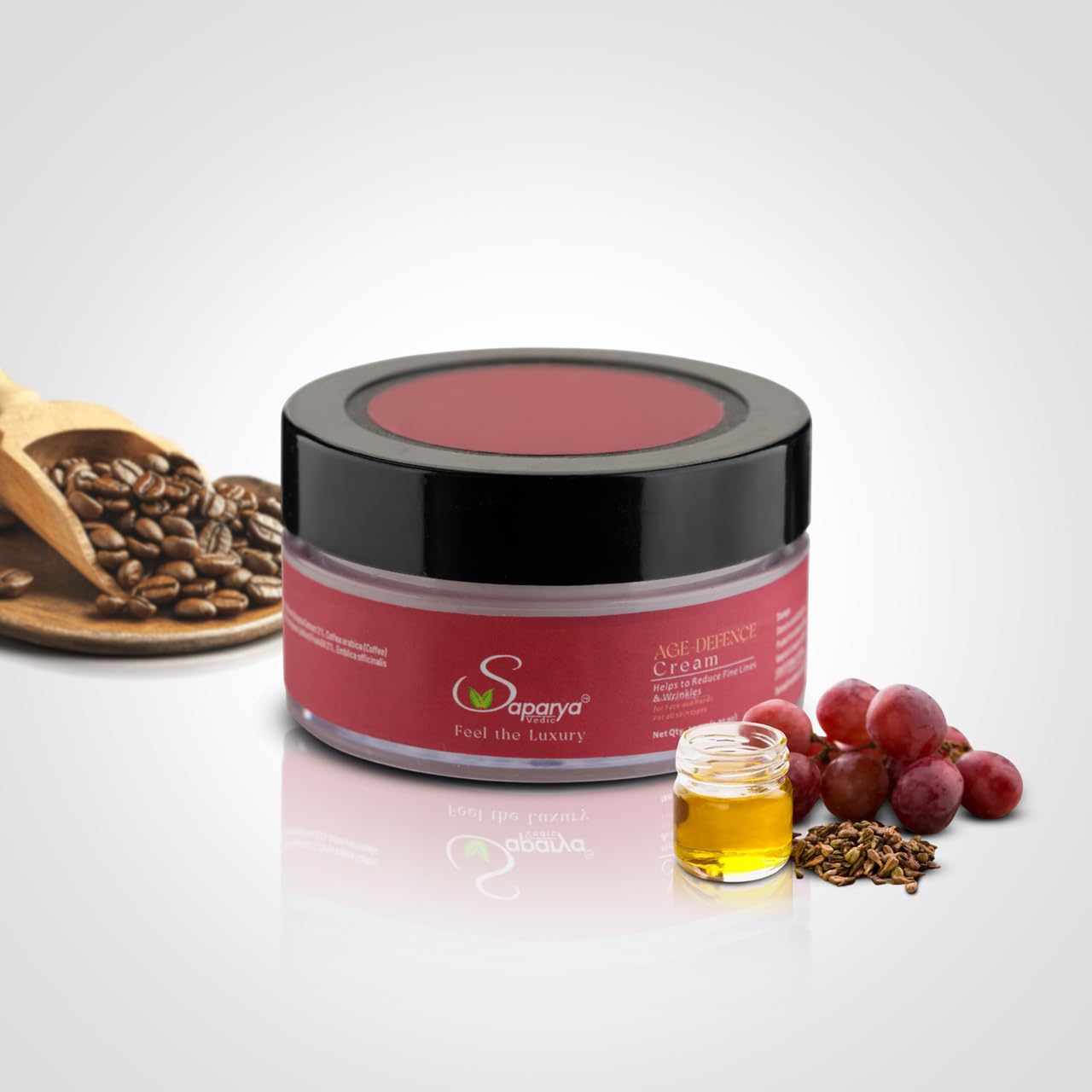 SAPARYAVEDIC AGE DEFENCE CREAM 30gm - For MEN | Anti-Ageing Face Cream |Day and night cream Anti Wrinkles & Fine Lines | Prejuvenating Face Cream for All Skin Types