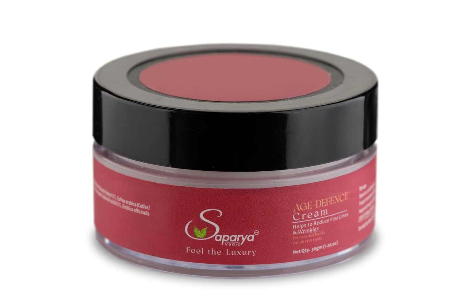 SAPARYAVEDIC AGE DEFENCE CREAM 30gm - For MEN | Anti-Ageing Face Cream |Day and night cream Anti Wrinkles & Fine Lines | Prejuvenating Face Cream for All Skin Types