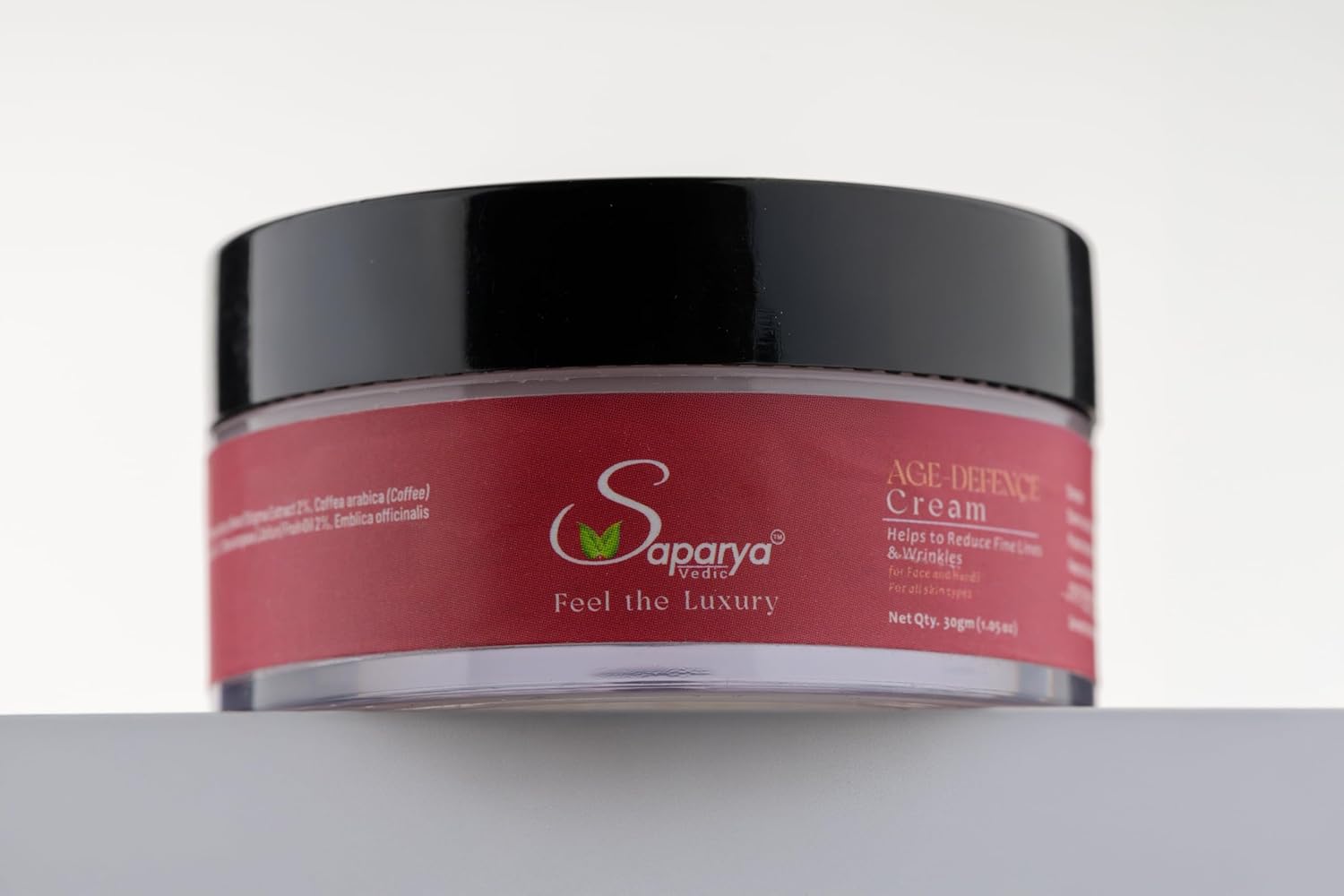 SAPARYAVEDIC AGE DEFENCE CREAM 30gm - For MEN | Anti-Ageing Face Cream |Day and night cream Anti Wrinkles & Fine Lines | Prejuvenating Face Cream for All Skin Types