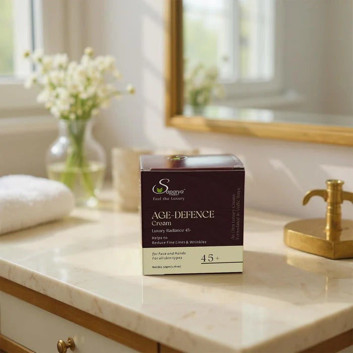 Saparya Vedic Luxury Radiance 45+ Age Defence Cream: Timeless Beauty Powered by Ayurveda